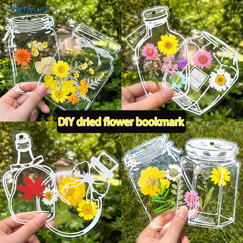 Bdgf 20pcs Creative Diy Bookmark สําหรับนักเรียนโปร ่ งใส Wishing ขวดรูปร ่ าง Bookmark Scrapbook สติกเกอร ์ วัสดุของขวัญขนาดเล ็ ก TH