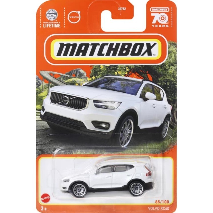 Matchbox Matchbox VOLVO XC40 รถออฟโรด สีขาว/VOLVO XC40 85 23W