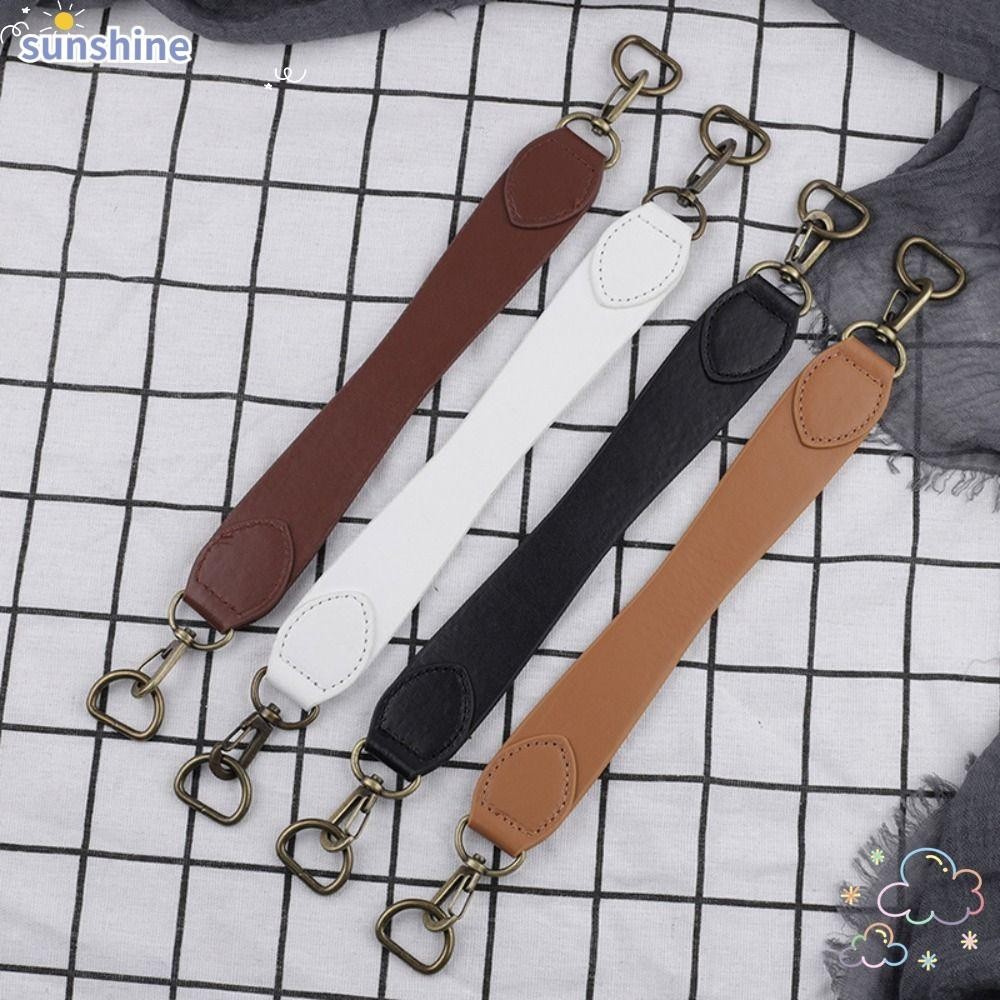 สซันชายน์ กระเป๋าถือสายสั้น,สีทึบมือพกพากระเป๋าสายคล้องไหล่สั้นกระเป๋ารักแร้เข็มขัดหนังเปลี่ยน