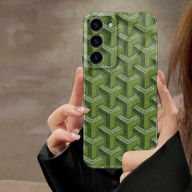 Goya ฟิล์มสีเขียวเคสโทรศัพท์เหมาะสําหรับ Samsung S21 S22 S24plus S23ultra S20FE S21FE A73 71 A54 A53 A52 A51 A50 A33 A34 A30 A23 A21S A14 A11 A13 A03 A11 A14 A11 A12 A14 A14 A31 รวมอยู่ด้วย
