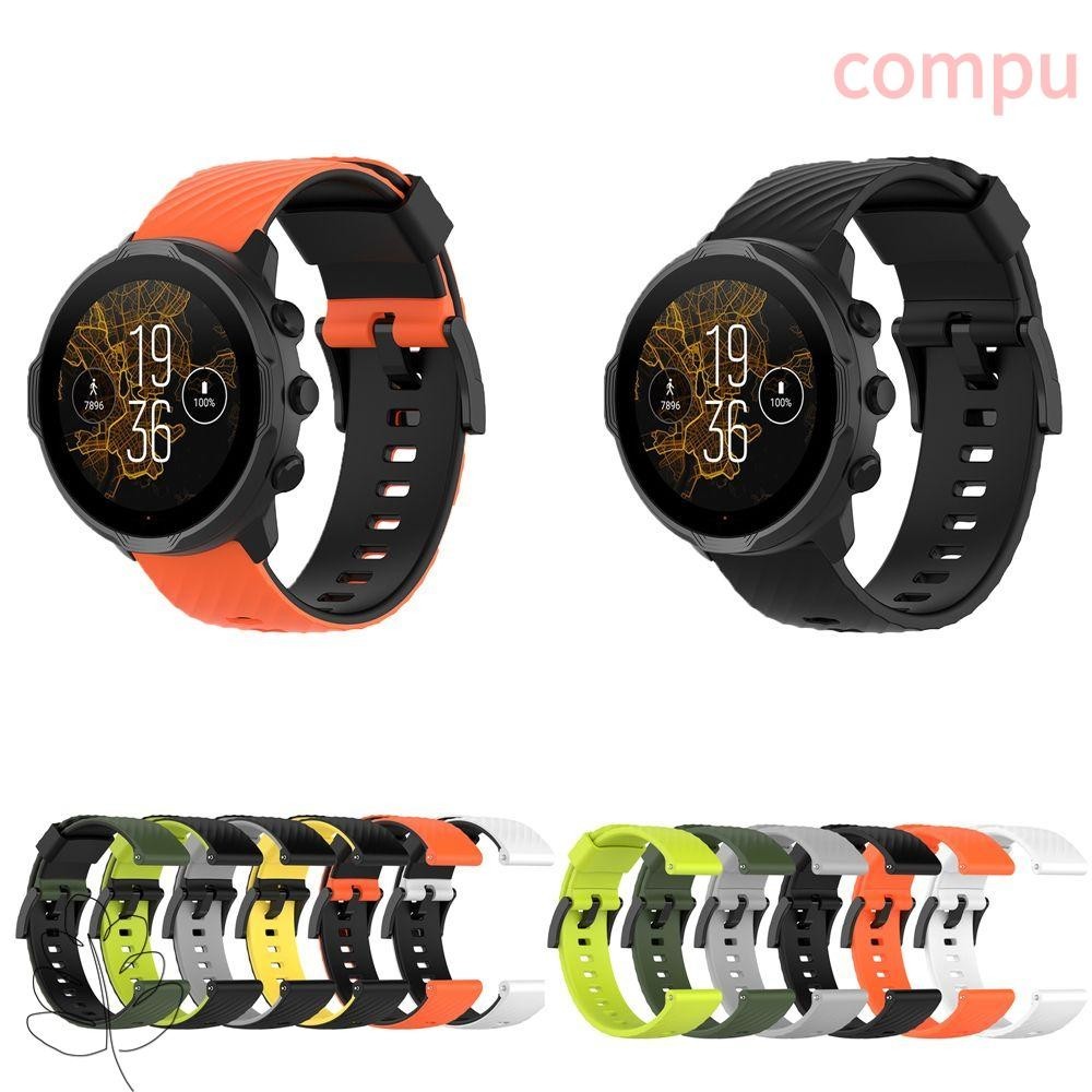 Compu สายนาฬิกากีฬาสองสีสําหรับ Suunto 7 9 baro Spartan Sport Wrist HR