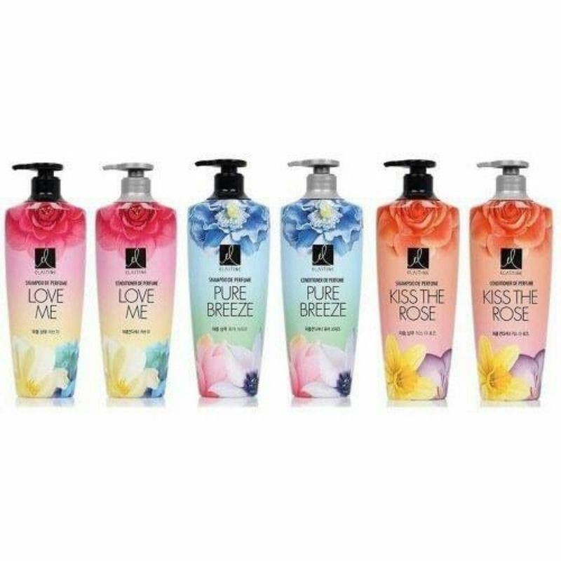 พร้อมส่ง!!ถูกสุด*Elastine Perfume Shampoo&amp;Conditioner 600ML.แชมพูเกาหลี คอนดิชั่นเนอร์