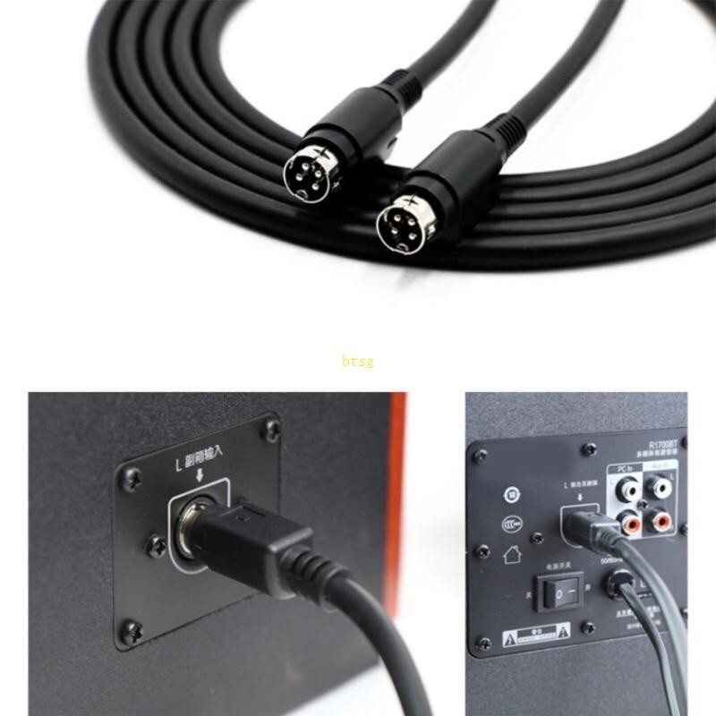 Bt 4pin Din ชายชายอะแดปเตอร ์ สําหรับ R1700BTR1600TIII ลําโพง Solid เชื ่ อมต ่ อสายไฟ Din 4pin ชายลวด