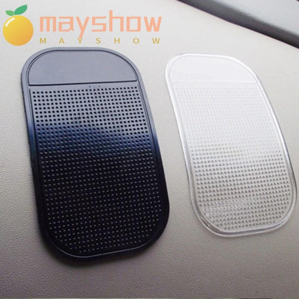 Mayshow แดชบอร์ดรถ Anti Slip Sticky Mat, ผู้ถือซิลิโคนรถ Anti-Slip Pad, Universal Auto Non-Slip ภายใน Dashboard โทรศัพท์ Mount
