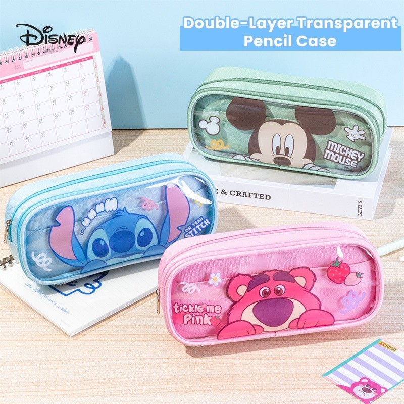 Disney กล ่ องดินสอใสสองชั ้ นกันน ้ ํา