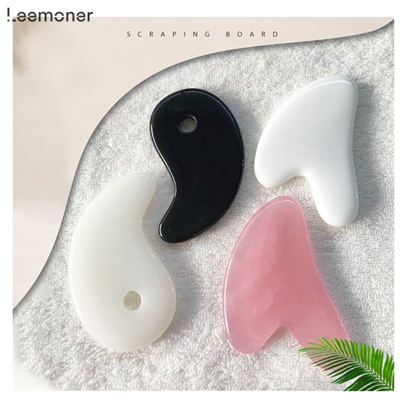 【Lemon】แผ่นกัวซาเรซิ่นธรรมชาติ สําหรับนวดใบหน้า ผ่อนคลายกล้ามเนื้อ-LN