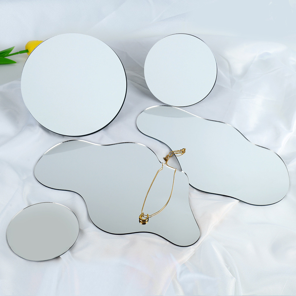 Ins Photo Props กระจกอะคริลิค Reflection Board Reflector การถ ่ ายภาพ Props ยิงพื ้ นหลังเครื ่ องประดับวาง Props