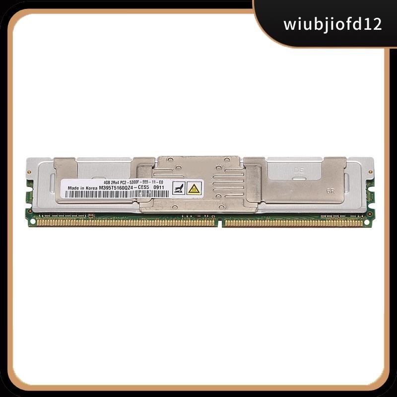 【 สต ็ อกใหม ่ 】DDR2 4GB Ram Memory 667Mhz PC2 5300F 240 Pins 1.8V FB DIMM พร ้ อมเสื ้ อกั ๊ กระบายความร ้ อนสําหรับ AMD Desktop Memory Ram