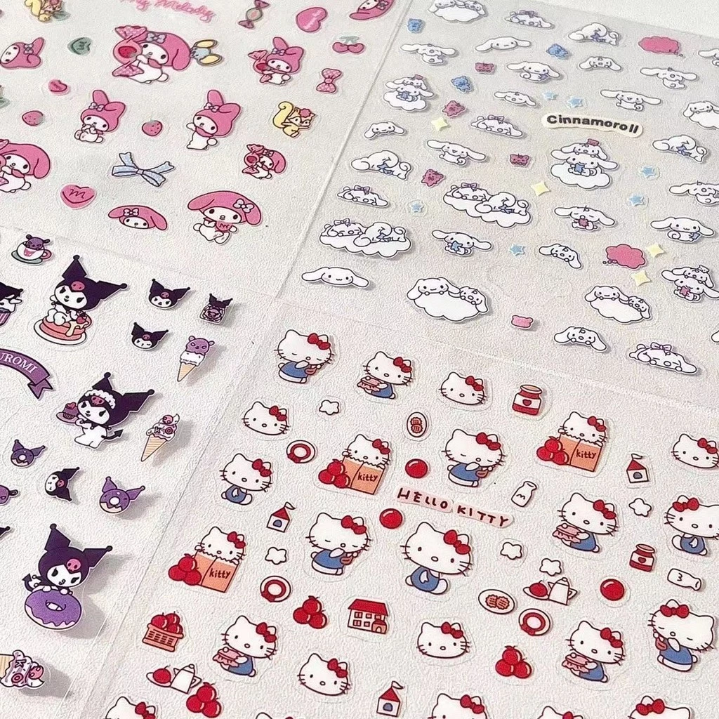สติ๊กเกอร์ การ์ตูนญี่ปุ่นโปร่งใส การ์ตูนน่ารัก diy ผสมคู่มือวัสดุมูลค่าสูงสติกเกอร์ขนาดเล็กตกแต่งสติกเกอร์กันน้ํา