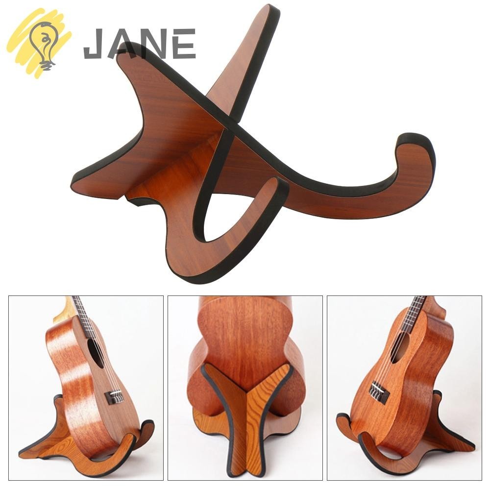Jane ขาตั ้ งกีตาร ์ Rack คุณภาพสูงไม ้ เครื ่ องมืออุปกรณ ์ เสริมแนวตั ้ ง Ukulele Display