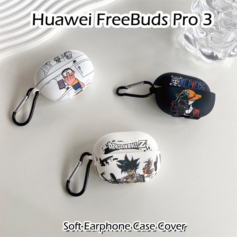 พร้อมส่ง! นําไปใช้กับ Huawei FreeBuds Pro 3 เคส Case เคสหูฟัง การ์ตูนสร้างสรรค์ ซิลิโคนนุ่ม เคส เคสหูฟัง