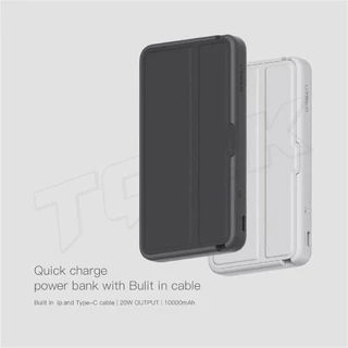 [607บ. โค้ดคุ้ม] Orsen Eloop E57 แบตสำรอง 10000mAh PD 20W Power Bank สายชาร์จในตัว พาวเวอร์แบงค์