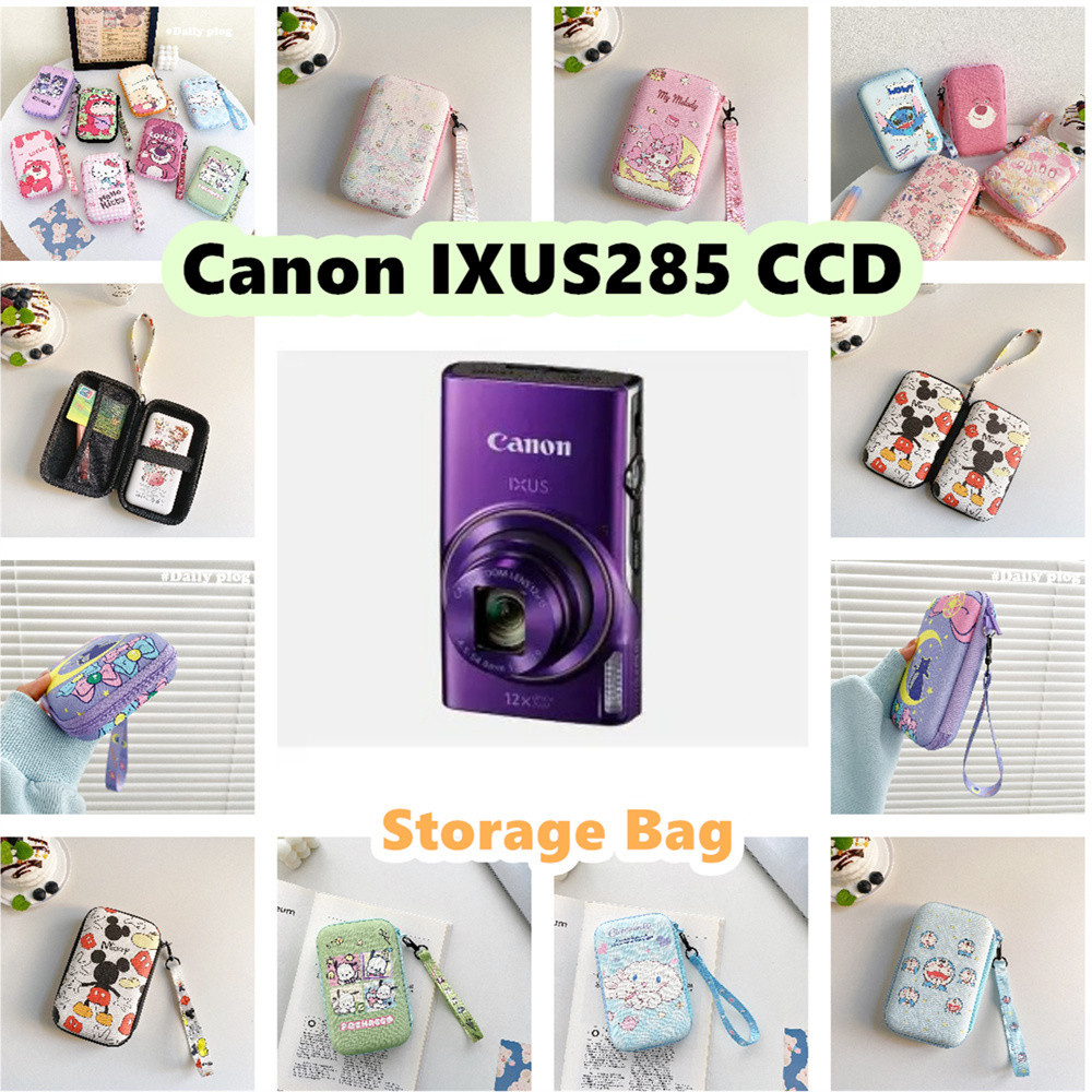 Yoshida สําหรับ Canon IXUS285 CCD กระเป๋าเก็บกล้อง 10x16.2 ซม.ขนาดน่ารักการ์ตูนกันน้ํา Anti drop กระ