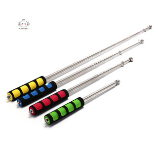 {maybest } 1.2m เสาธงแบบพกพา Telescopic Flag เครื ่ องมือเสา…