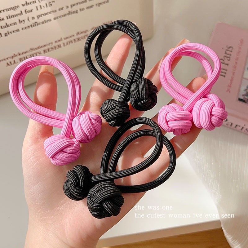 สไตล ์ จีนยืดยางผมวงหัวเชือก Scrunchie ผมผูกอุปกรณ ์ เสริมผม