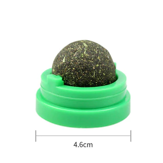 กัญชาแมว แคทนิปบอล ติดกำแพง ไม่กลิ้งหาย catnip ball แคทนิปแมว หญ้าแมว ของเล่นแมว ลดคราบหินปูน สําหรับสัตว์เลี้ยง