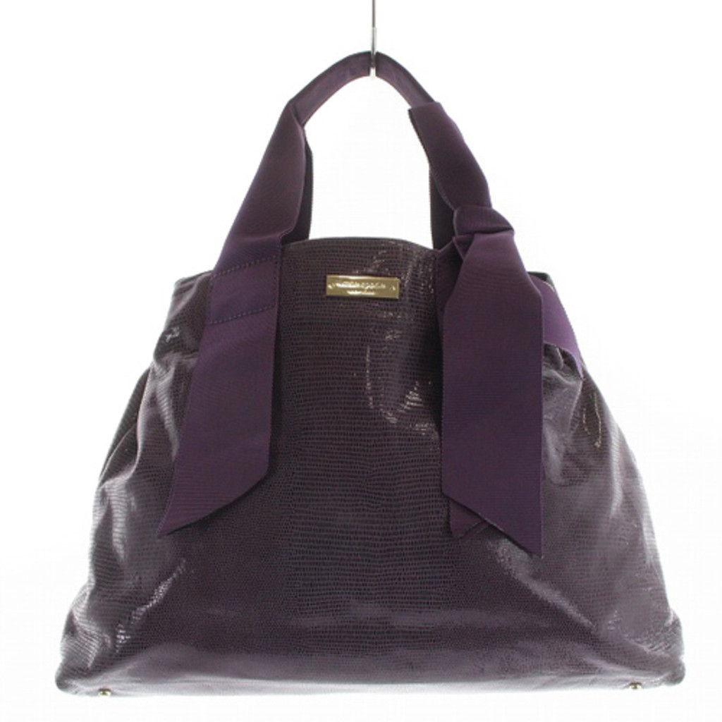Kate Spade handbag tote bag logo purple Direct from Japan Secondhand