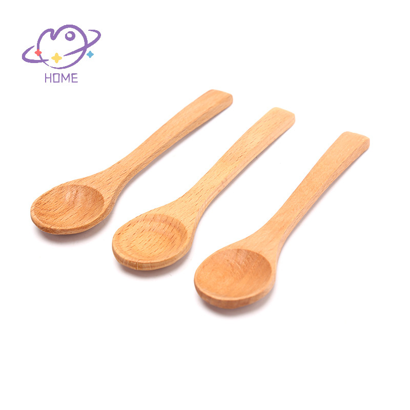 [mayhome] ช้อนไม้ไผ่กลม 1X ซุปชากาแฟ ช้อนเกลือ เครื่องมือทําครัว ช้อนส้อม {TH}