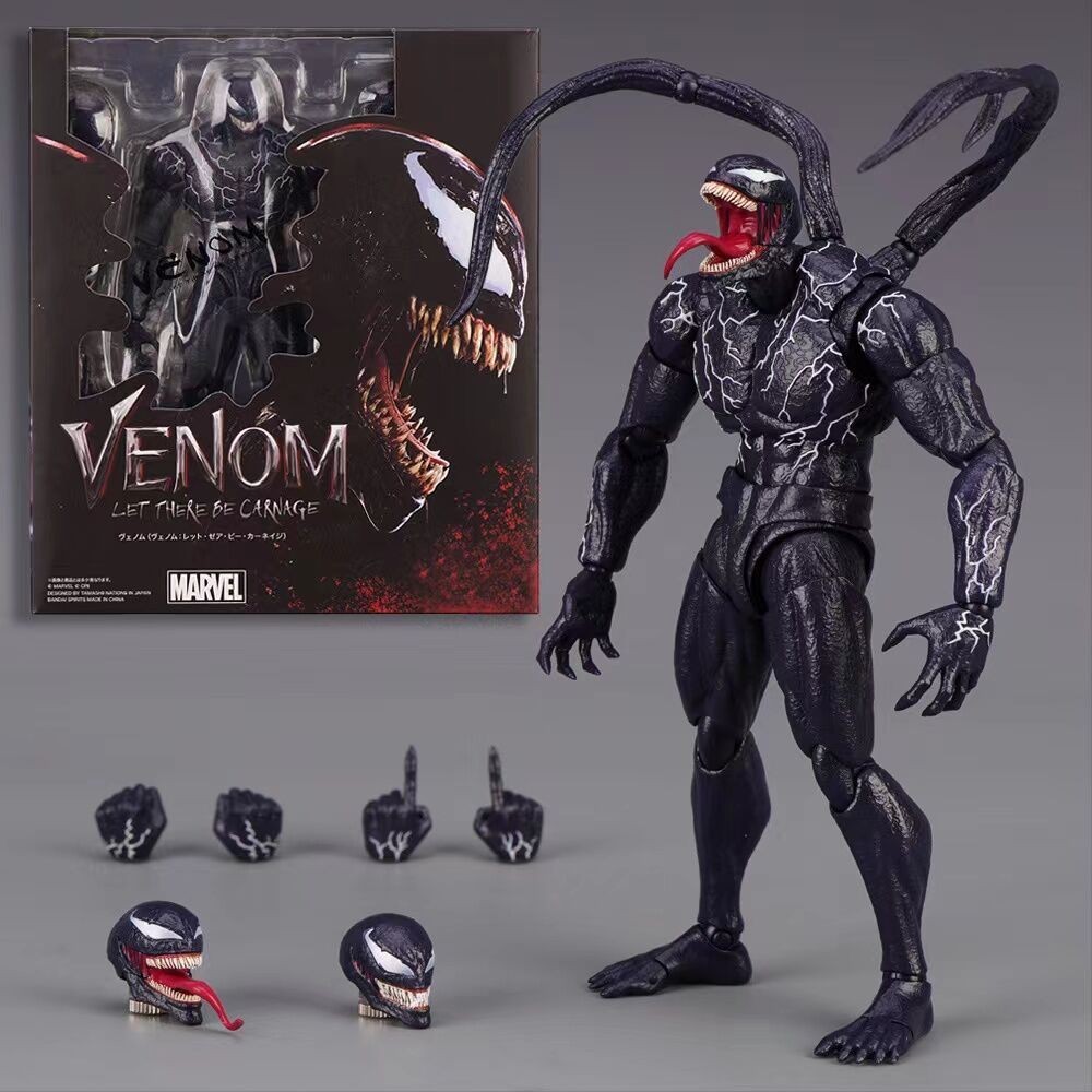 SHF Venom 2 Symbiosis Marvel Universe Extraordinary Spiderman Venom Movable Model