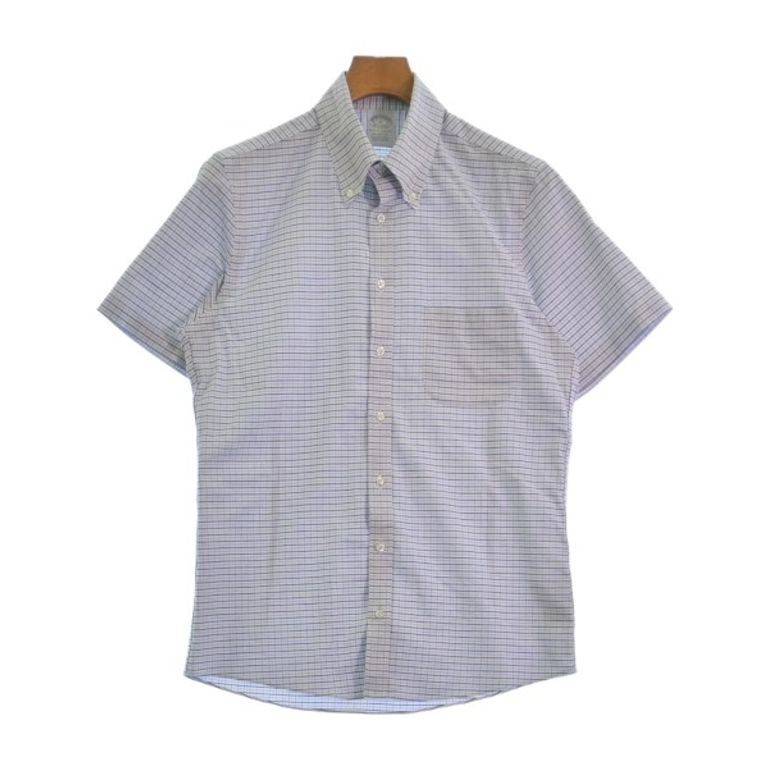 Brooks Brothers brother OTHER Shirt White navy light blue Direct from Japan Secondhand