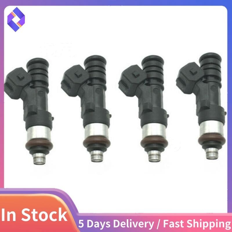 หัวฉีดน้ำมันเชื้อเพลิง 4 ชิ้น 0280158207 101481 1538984/8A6G9F593AA สำหรับ Ford- Focus Fiesta B-Max 