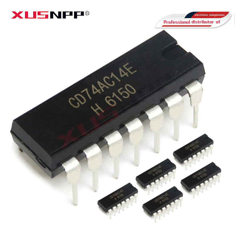 10pcs CD74AC14E DIP14 74AC14 DIP SN74AC14N DIP-14 74AC14P 74AC14PC อิเล็กทรอนิกส์ส่วนประกอบ