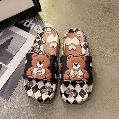 รองเท้าแตะผู้หญิงล่าสุดพร้อม Taddy Bear motif ราคาพิเศษ Prc