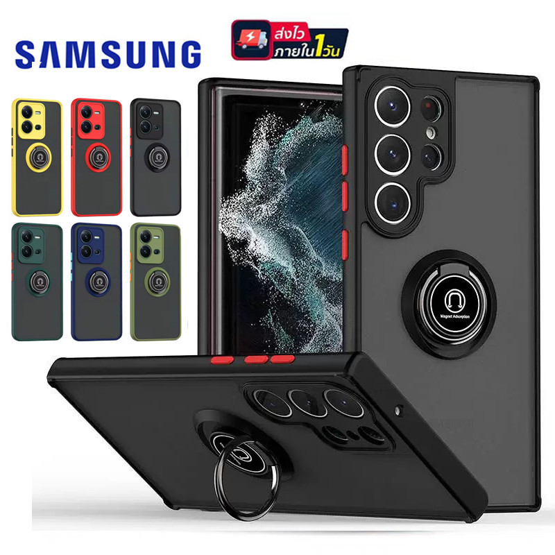 เคสโทรศัพท์มือถือ ตั้งได้ สำหรับ SAMSUNG S8 S9 S10 Note 8/9/10 Lite Plus Pro S22 S23 S24 S20 FE Plus Ultra S8Plus S9Plus