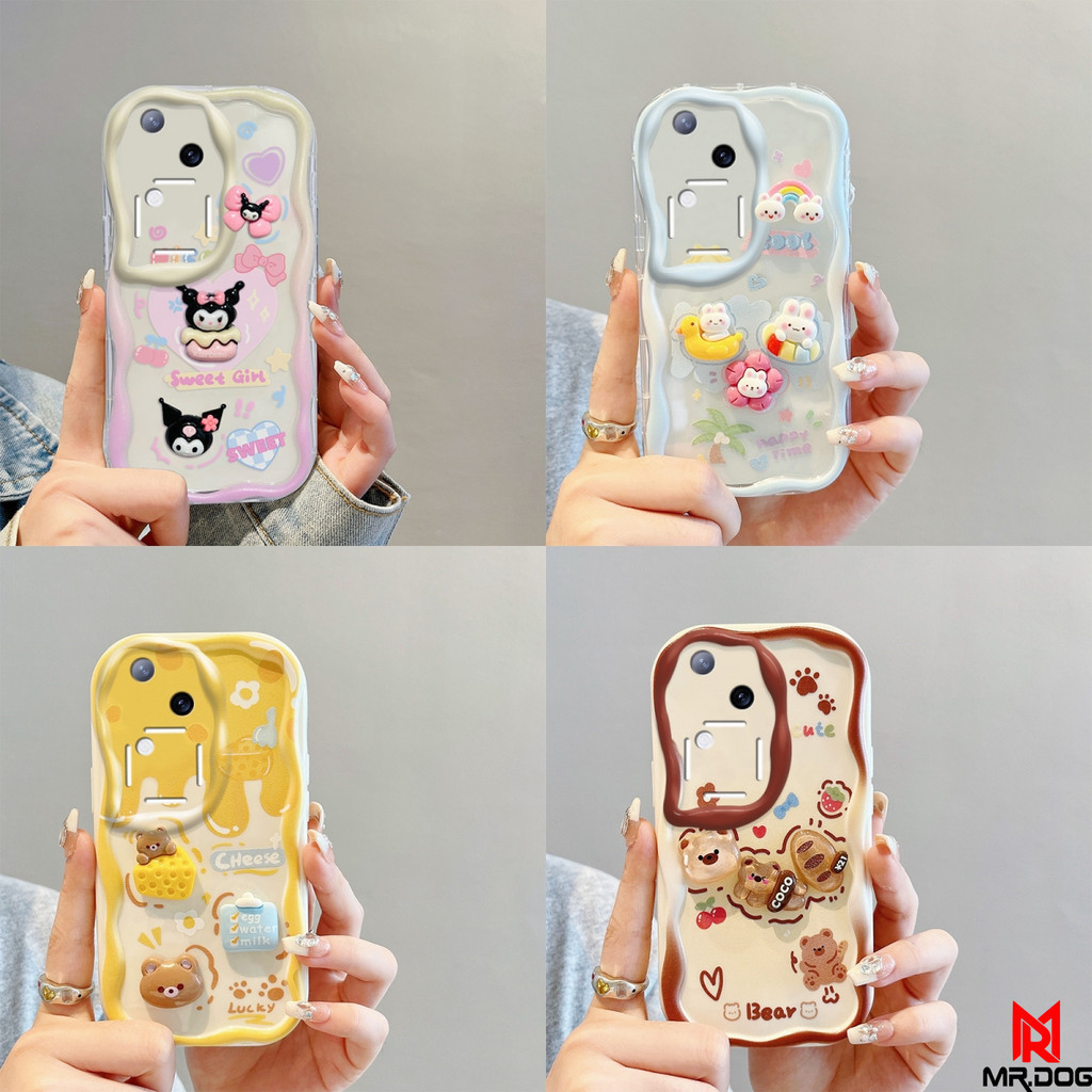 เคส VIVO V30 5G VIVO V30 PRO 5G น่ารัก ตุ๊กตาสามมิติ กรณีป้องกันโทรศัพท์มือถือ