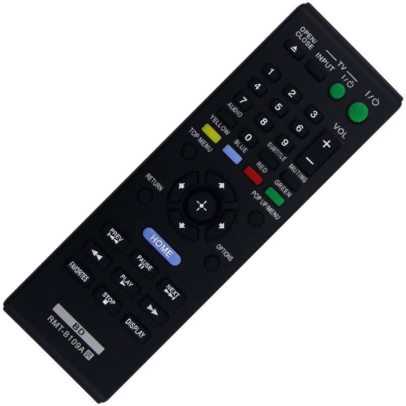เข้ากันได้กับ Sony DVD BDP-S380 BDP-S580 BDP-S480 BDP-BX38 BDP-S280 BDP-S383 148939911 รีโมทคอนโทรล RMT-B109A อะไหล่ทดแทน