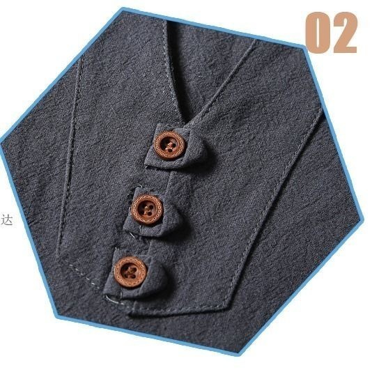 180 กก. สามารถใส่เสื้อยืดขนาดใหญ่ผ้าลินินแขนสั้นฤดูร้อน บวก อ้วน ผู้ชาย ผู้ชาย บางสไตล์หลวมผ้าฝ้าย ระบายอากาศได้ - รูปที่ 3