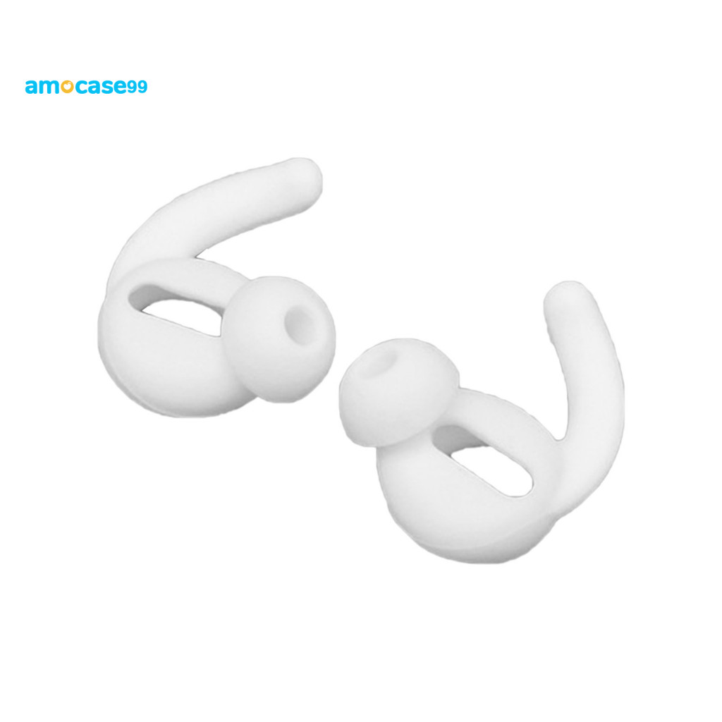 Amocase99 2 ชิ้น Mini Anti-lost ล้างทําความสะอาดได้ซิลิโคนนุ่มแผ่นรองหูฟังสําหรับ AirPods 1/2