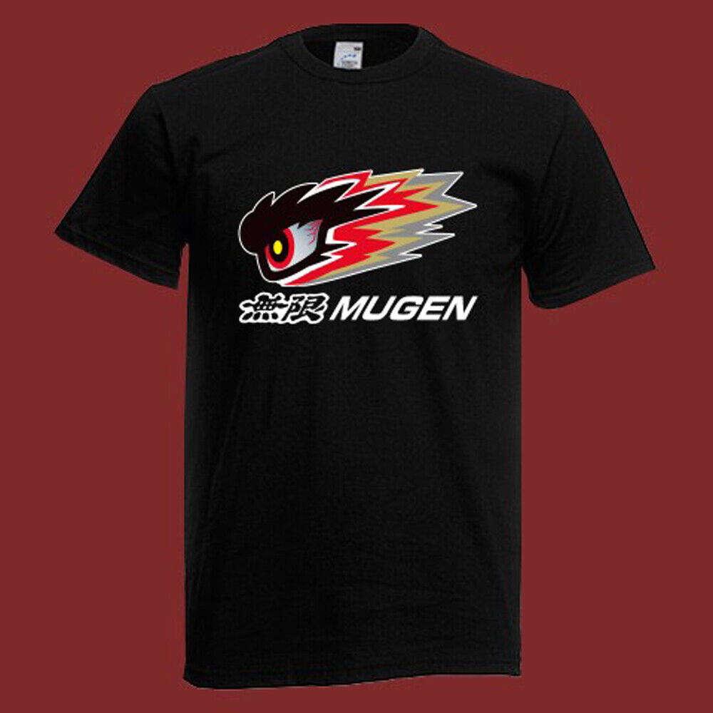 เสื้อยืดสีดําผู้ชาย Mugen Power Racing Tuner
