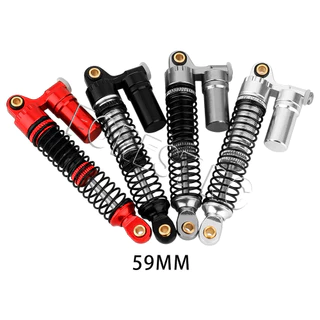 4pcs 3/59/66/78 มม.อลูมิเนียมโลหะโช้คอัพน้ํามัน Damper สําหรับ 1/18 RC Crawler TRX4M TRX-4M Bronco Defender อัพเกรด