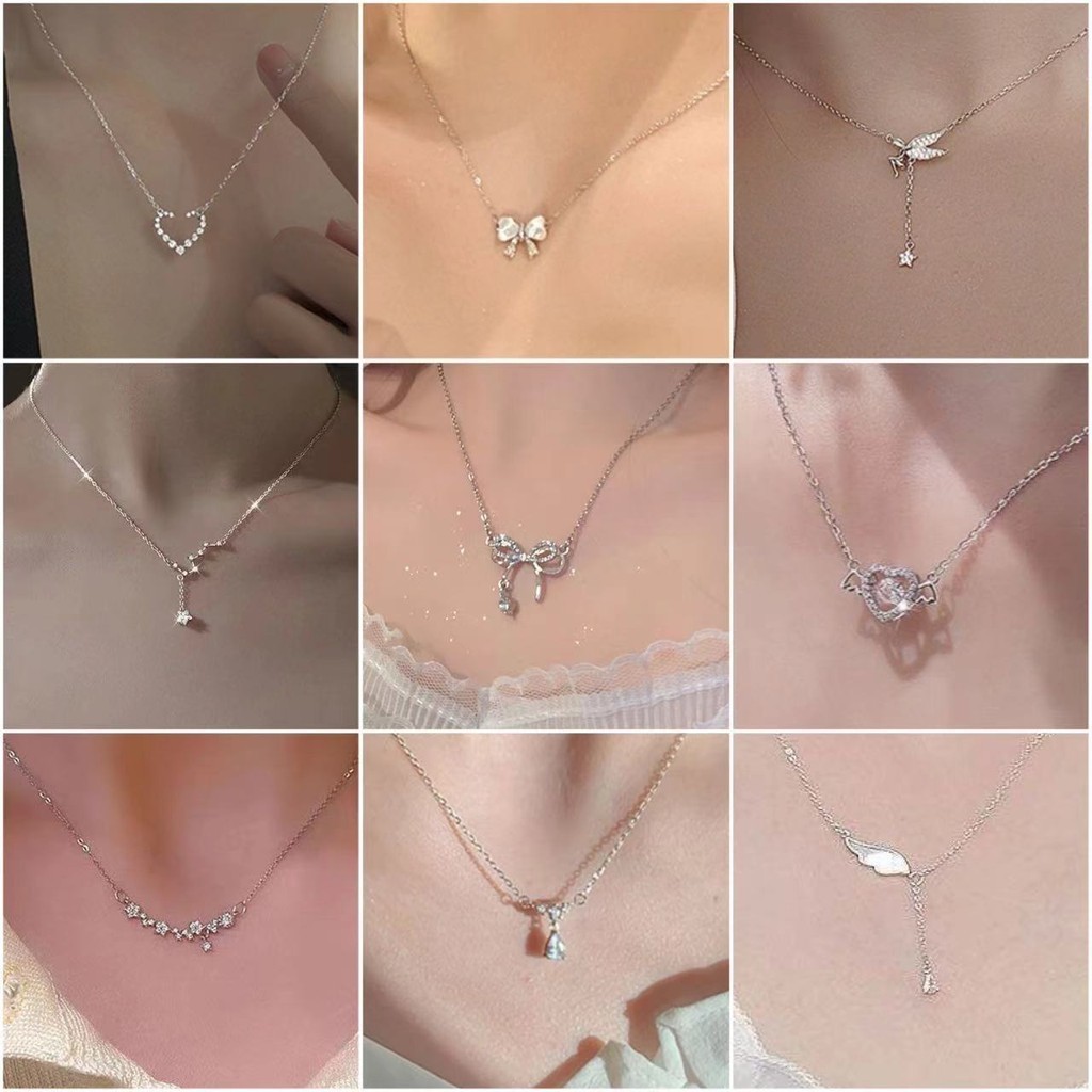 สร้อยคอ จี้สำหรับผู้หญิง เครื่องประดับ เครื่องประดับแฟชั่น สร้อยคอแฟชั่น สไตล์เกาหลี มาใหม่ NMIX / X10