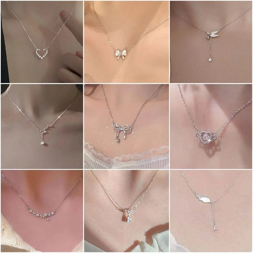 สร้อยคอ จี้สำหรับผู้หญิง เครื่องประดับ เครื่องประดับแฟชั่น สร้อยคอแฟชั่น สไตล์เกาหลี มาใหม่ NMIX / X10