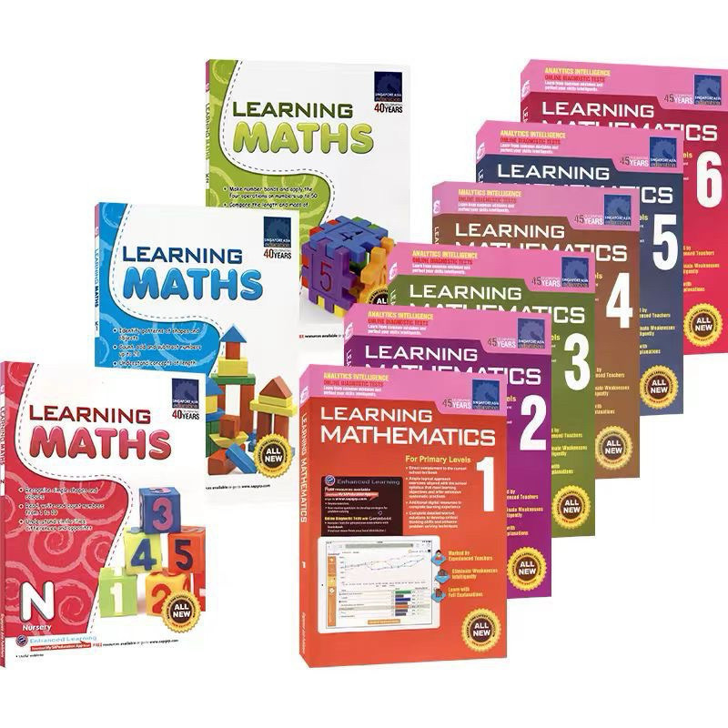 แบบฝึกหัดคณิตศาสตร์สิงคโปร์ SAP Learning Mathematics