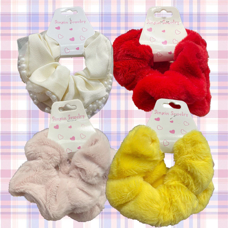 ใหม่สีสันสดยางรัดผมแฟชั่นรุ่น ใสยางรัดผมนุ่มไม่ทิ้งผม ใช้ดีเหมาะ สำหรับทุกสถานการณ์หลายส ไตล์ให้เลือกยางหมัดผมสวยน่ารัก