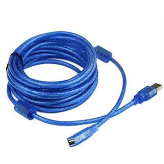 สายUSBต่อยาว V2.0 สีฟ้าใส สินค้ายอดนิยม สายคุณภาพดี USB 2.0 M/F ต่อเพิ่มความยาว USB EXTENSION CABLE