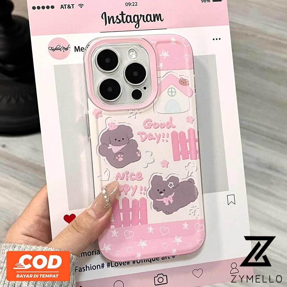 OPPO Reno 16F 15F 14F 14Pro 13F V70 Y05 A6X A6 A6 PROA3 A5X A5 5G A3X A3 PRO A5 PRO Y04 Y29 V60 LITE V50 การ์ตูนซิลิโคนกันกระแทกเคสโทรศัพท์โปร่งใสสุนัข