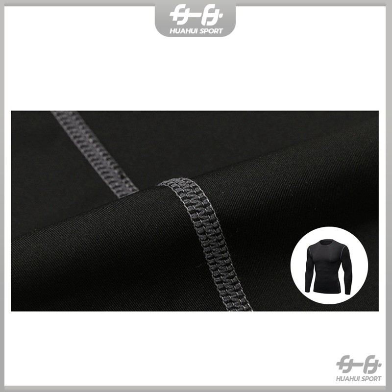 Fast Shipping เสื้อกีฬาแขนยาวผู้ชาย สื้อกีฬาแขนยาว เนื้อผ้าบางๆยืดๆ สำหรับใส่ออกกำลังกาย วิ่ง ฟิตเนต สื้อกีฬาแขนยาว ราคา ถูกที่สุด ดีลบีเคเค แกลเลอรีภาพที่ 7