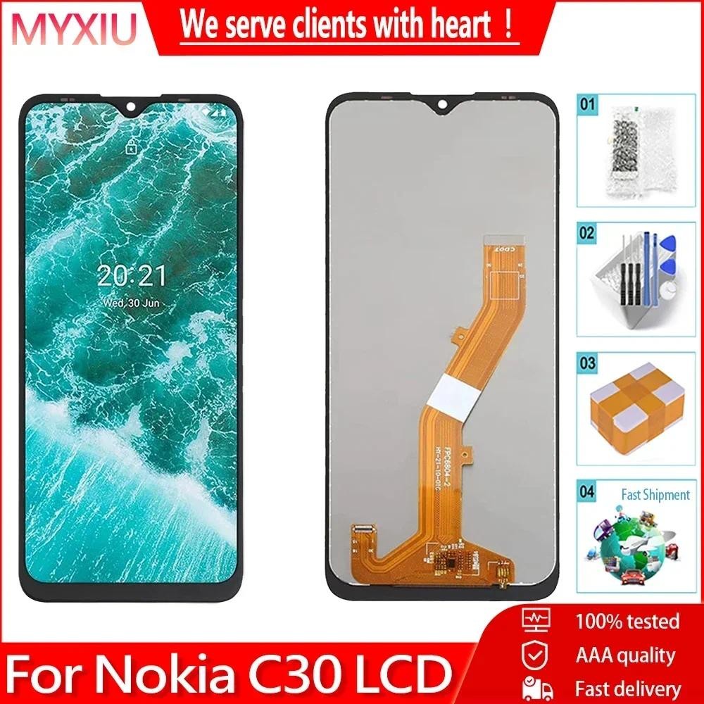 6.82 "สําหรับ Nokia C30 จอแสดงผล LCD Touch Screen Digitizer อะไหล่สําหรับ Nokia C30 TA-1360 TA-1357 