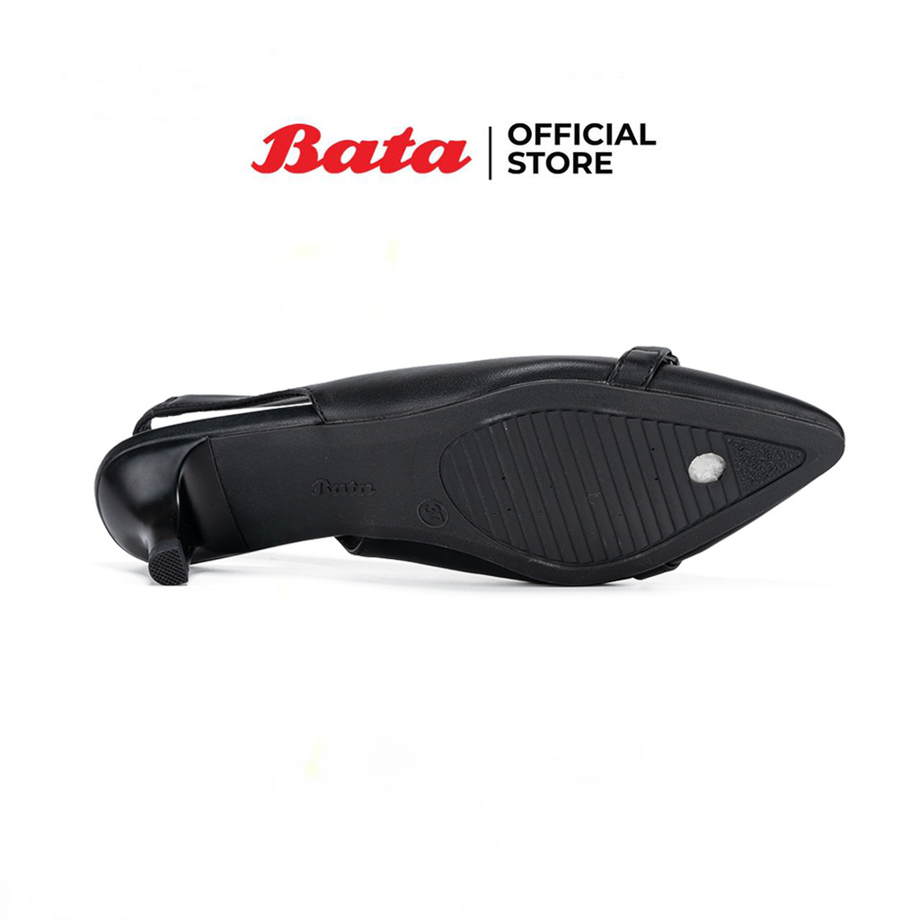 Bata บาจา รองเท้าส้นสูงรัดส้น สูง 1 นิ้ว สำหรับผู้หญิง รุ่น PRIMA สีเบจ 6318109 สีดำ 6316109