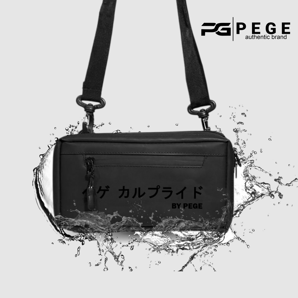 Elegant Pege STRUWICK Sling & Clutch Bag - กระเป๋าถือ 3-in-1 กันน้ําดั้งเดิม PG 9060