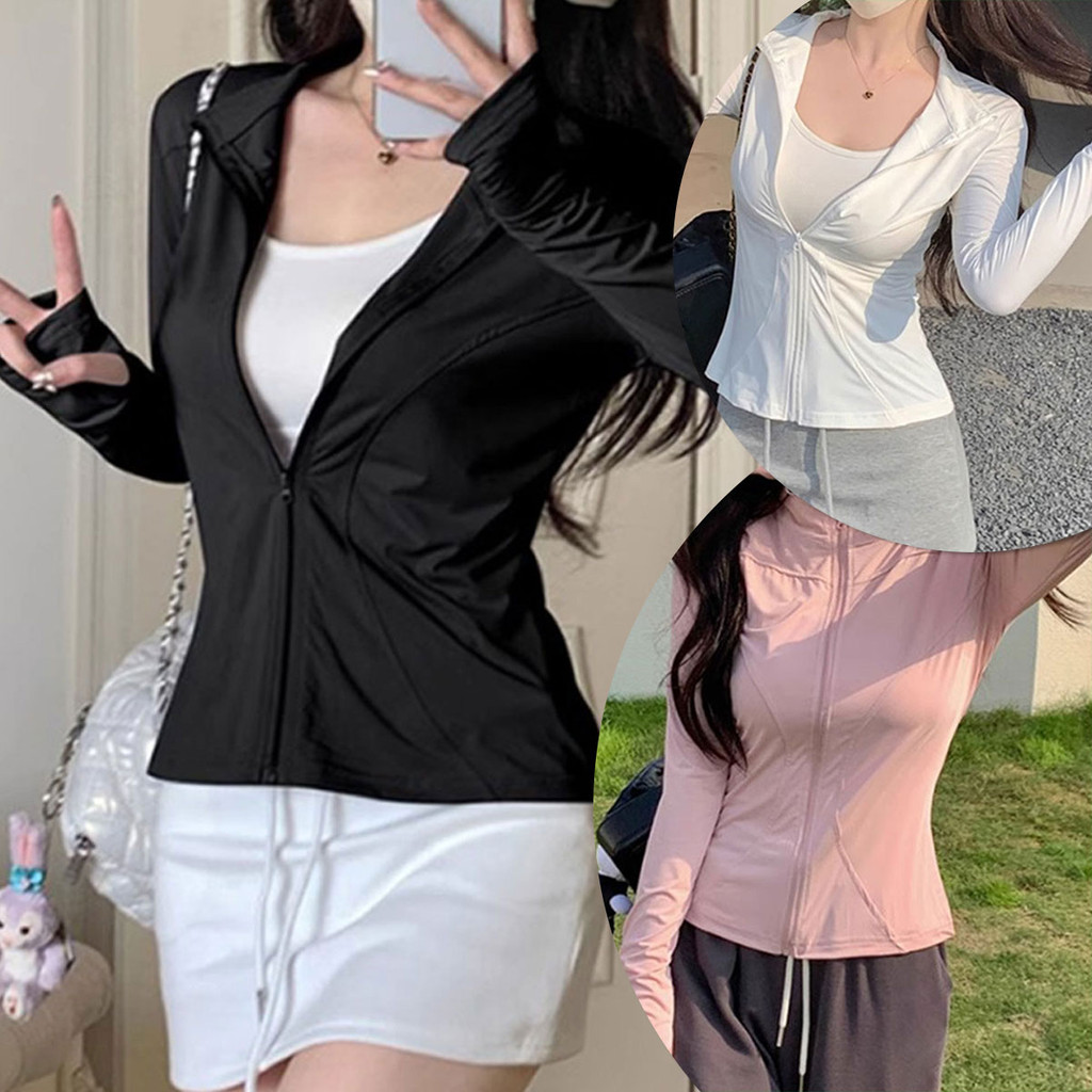 เสื้อแขนยาวกันแดดผู้หญิง สไตล์ใหม่สุดชิค