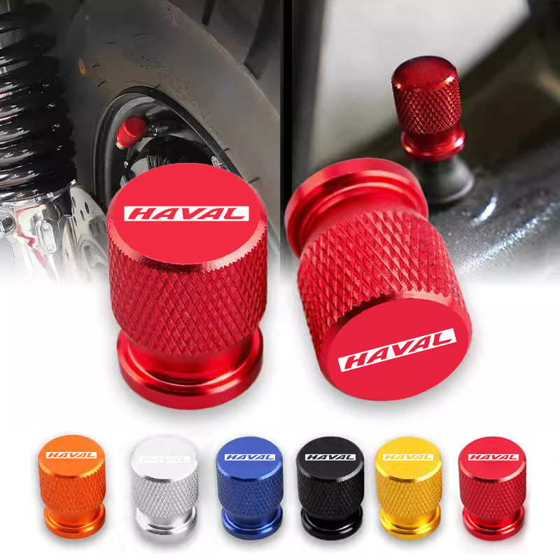 4pc โลหะยางรถวาล์วหมวกรถ Tyre Air Stems สําหรับ Haval H6 Jolion H9 F7X F7 Dargo H1 H2S M6 H3 H4 H5 H
