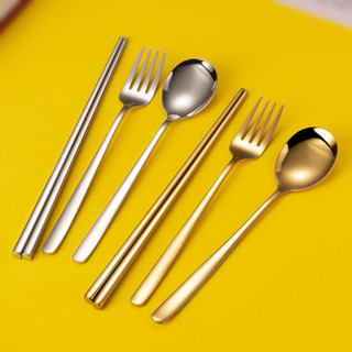 ❤️ขายร้อน❤️🔥ราคาส่งถูกที่สุด!🔥 ช้อน&ส้อม ชุดช้อนส้อม เกาหลีแ…