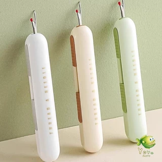 YOYO 2-in-1 ที่สนเข็มถอดด้ายแบบ เครื่องร้อยด้าย เล็กพาสะดวก 1ชิ้น Needle Threader