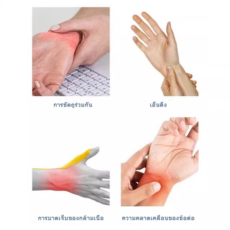 สายรัดข้อมือ เนื้อผ้านุ่มพิเศษ ซับเหงื่อ ปกป้องข้อมือของคุณ ผ้ารัดข้อมือ ผ้ารัดข้อมือซับเหงื่อ - รูปที่ 2