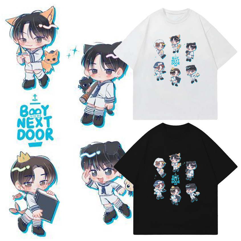 🚪 Hot เสื้อยืด BOYNEXTDOOR ผ้าคอตตอน  ลายสวย ผ้าดี สวมใส่สบาย เสื้อยืด unisex SIZE S-5XL #BND017